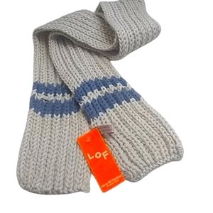 NEW Lof scarf ivory 57"L x 4 1/2"W